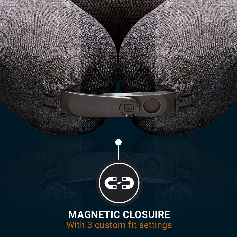 Go Travel Ultimate 3.0 Travel Pillow (Dark Grey) - Image 4