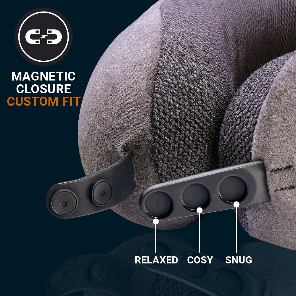 Go Travel Ultimate 3.0 Travel Pillow (Dark Grey) - Image 5