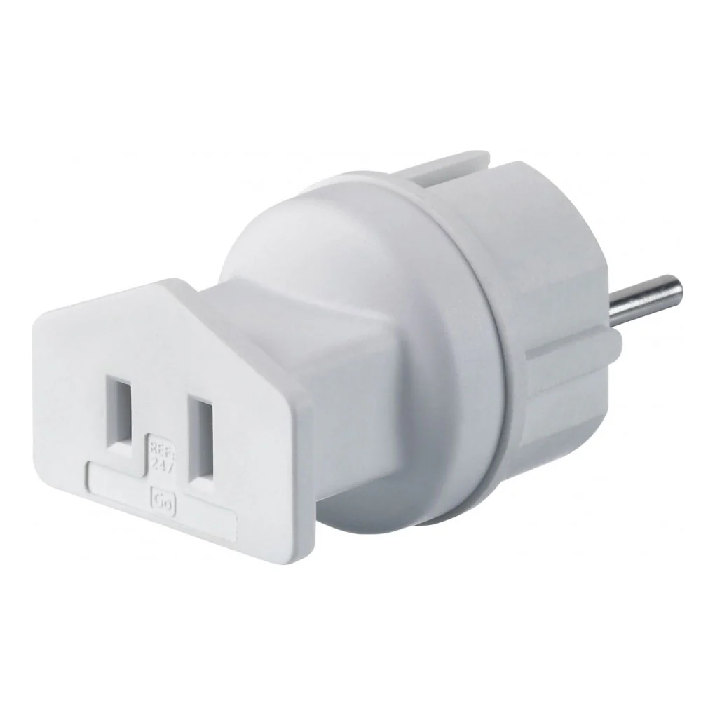 Go Travel US to Europe Electrical Adapter