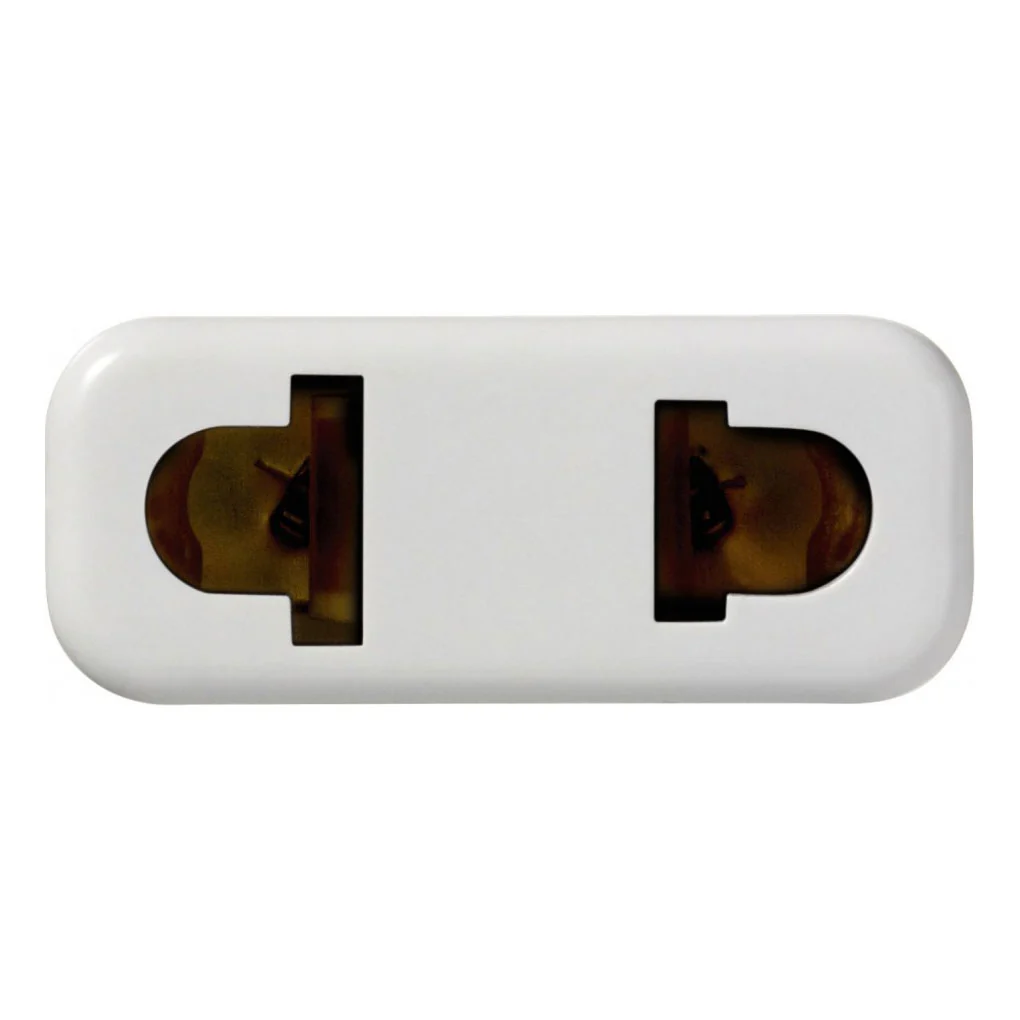 Go Travel US to Europe Twin Non-grounded Electrical Adapter - Image 3
