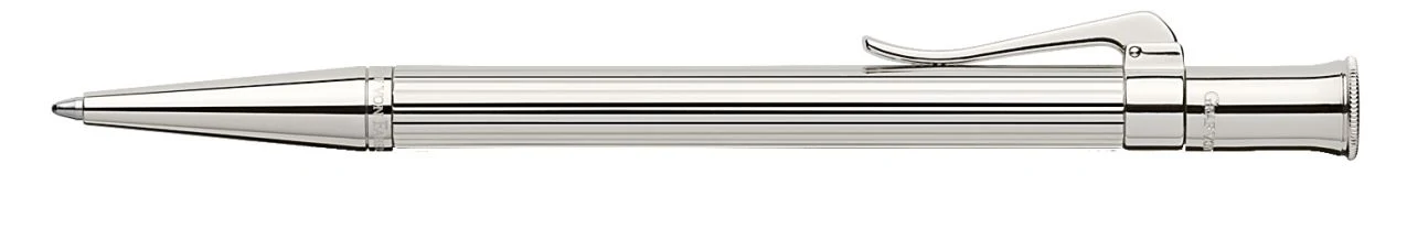 Graf Von Faber-Castell Classic Platinum-Plated Ballpoint Pen - Image 2
