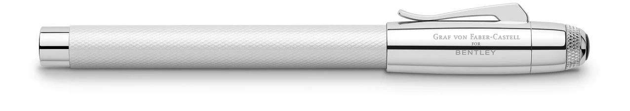 Graf Von Faber-Castell for Bentley Fountain Pen White Satin - Image 2