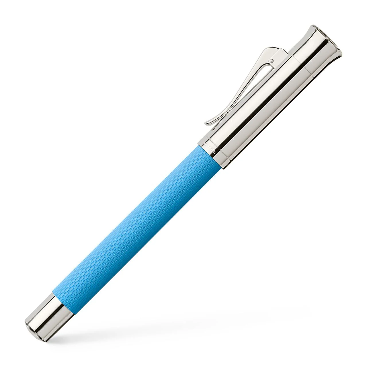 Graf Von Faber-Castell Guilloche Fountain Pen Gulf Blue - Image 2