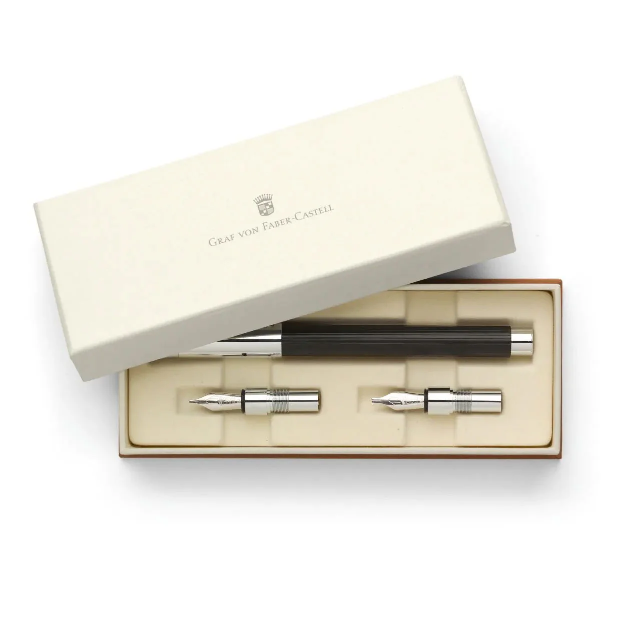 Graf Von Faber-Castell Tamitio Fountain Pen Calligraphy Set Black - Image 2