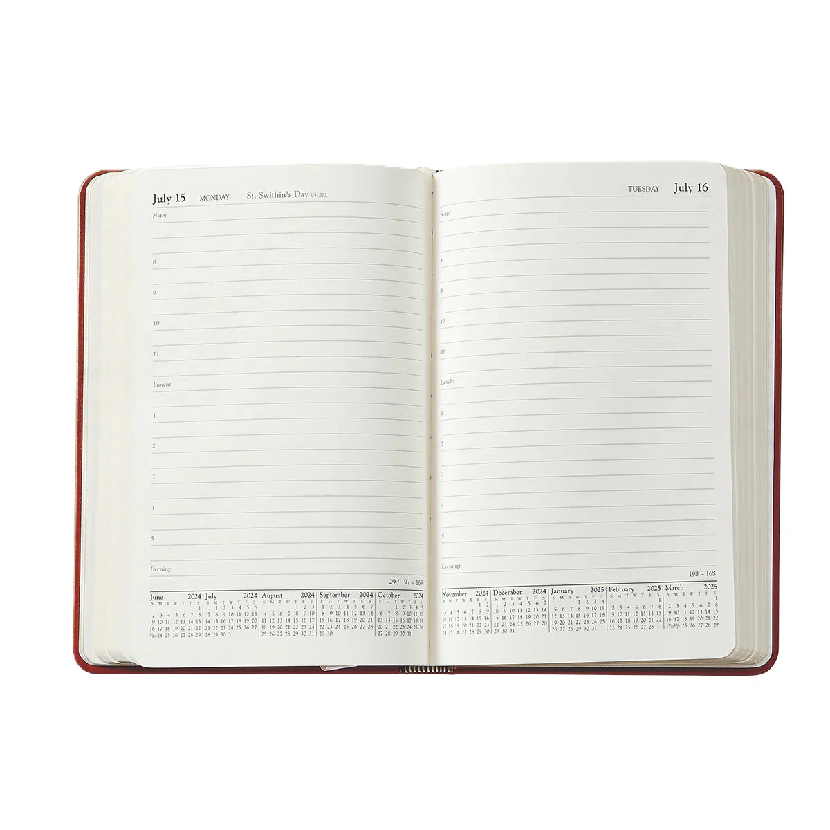 Graphic Image 2026 Daily Journal Embossed Croc Leather - Image 10