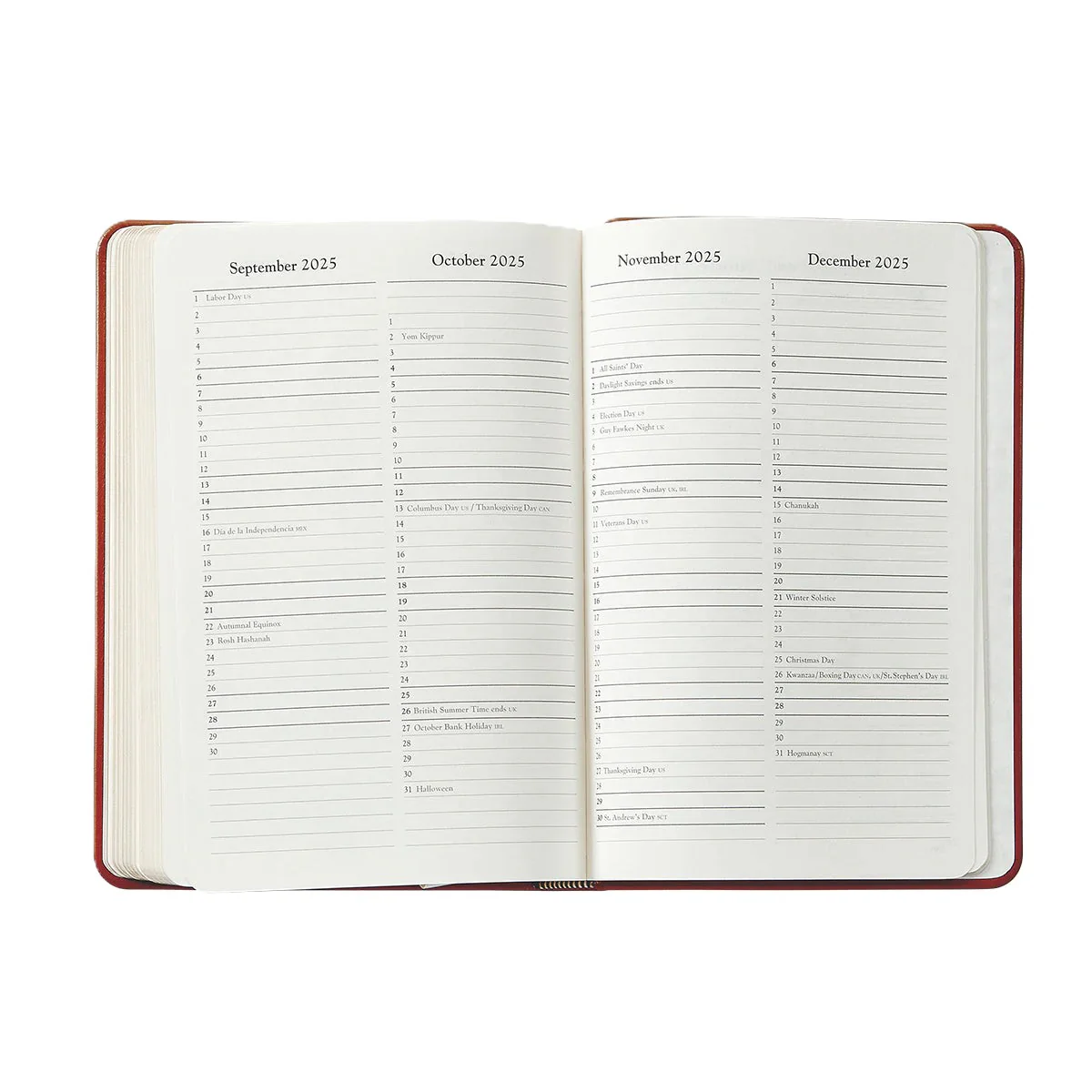 Graphic Image 2026 Daily Journal Goatskin Leather - Image 5