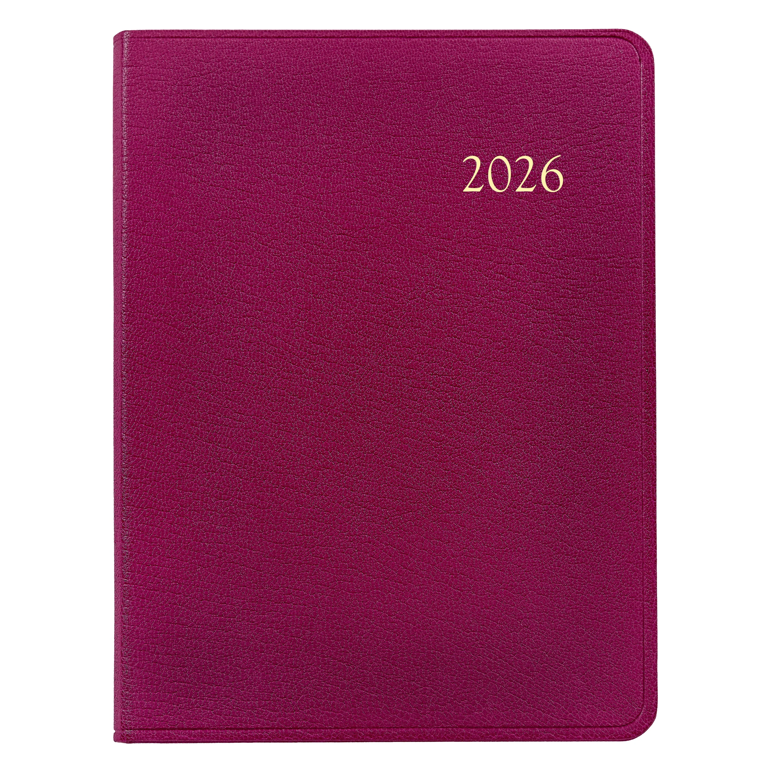 Graphic Image 2026 Desk Diary Goatskin Leather