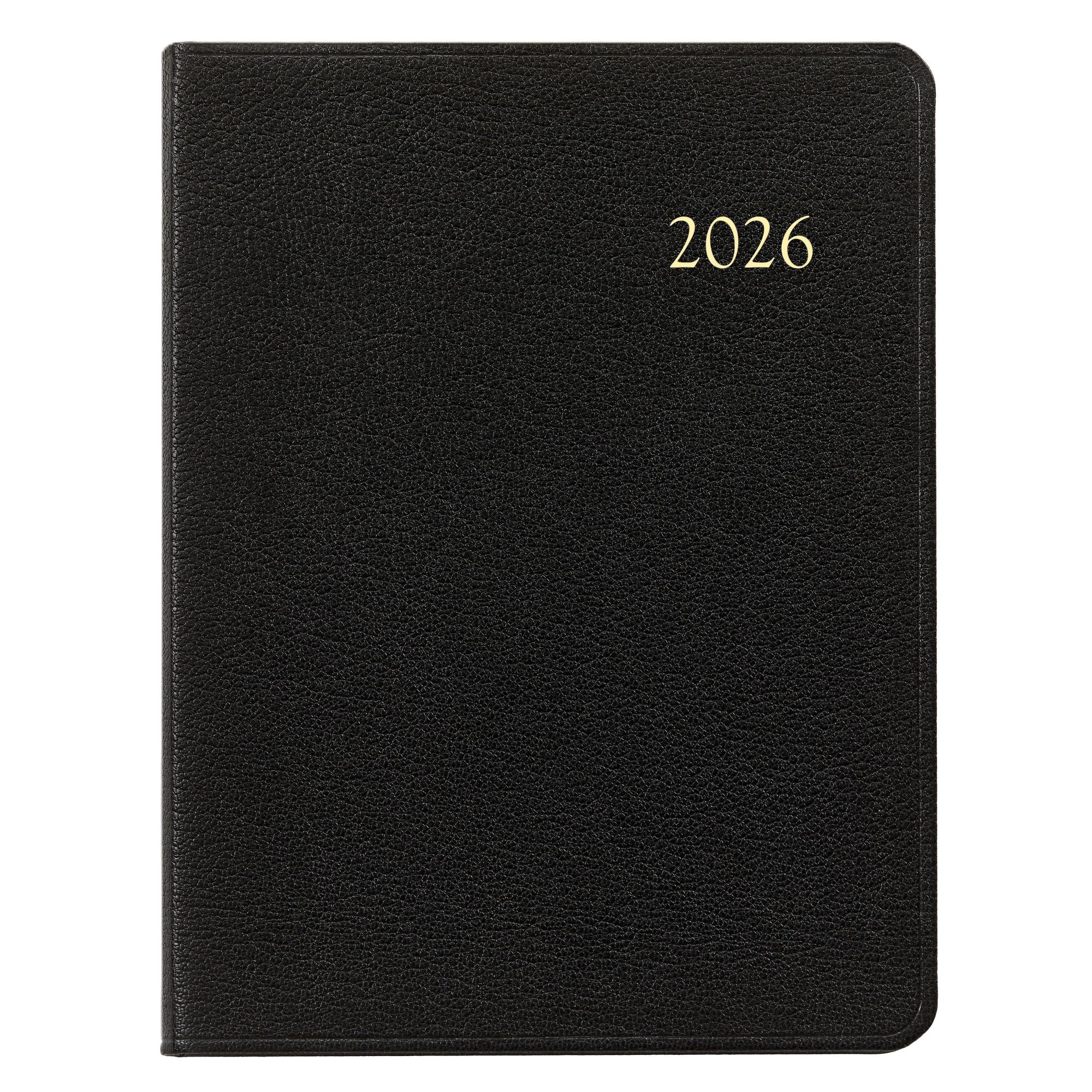 Graphic Image 2026 Desk Diary Goatskin Leather - Image 10