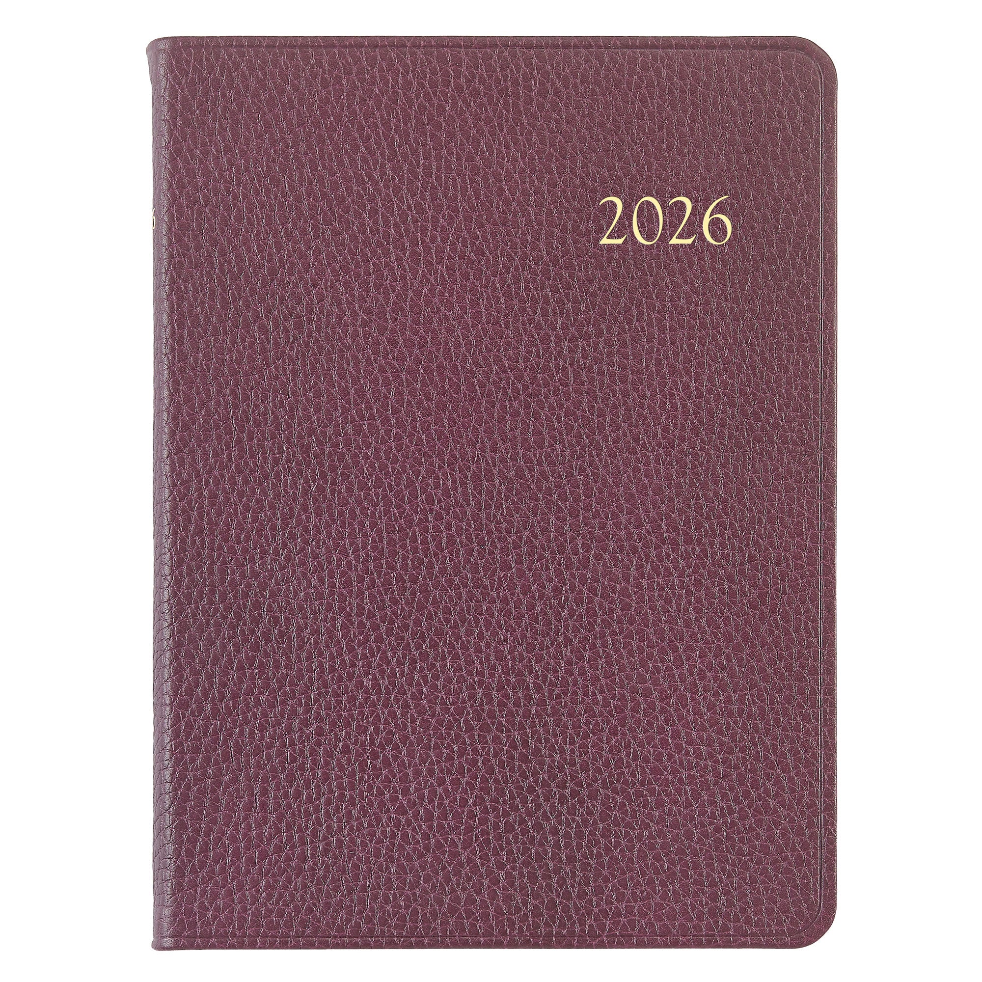 Graphic Image 2026 Desk Diary Pebble Grain Leather - Image 13