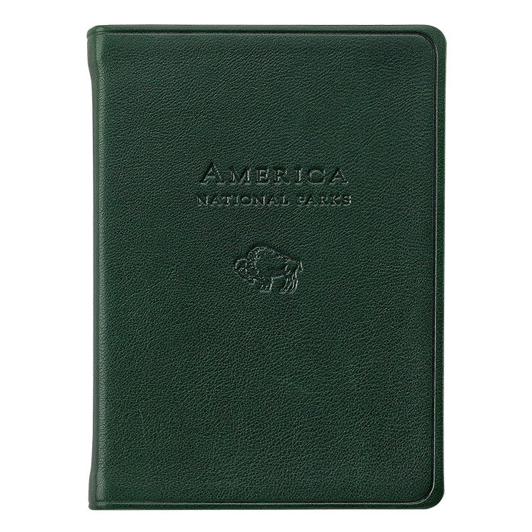 Graphic Image America National Parks Atlas Green Traditional Leather