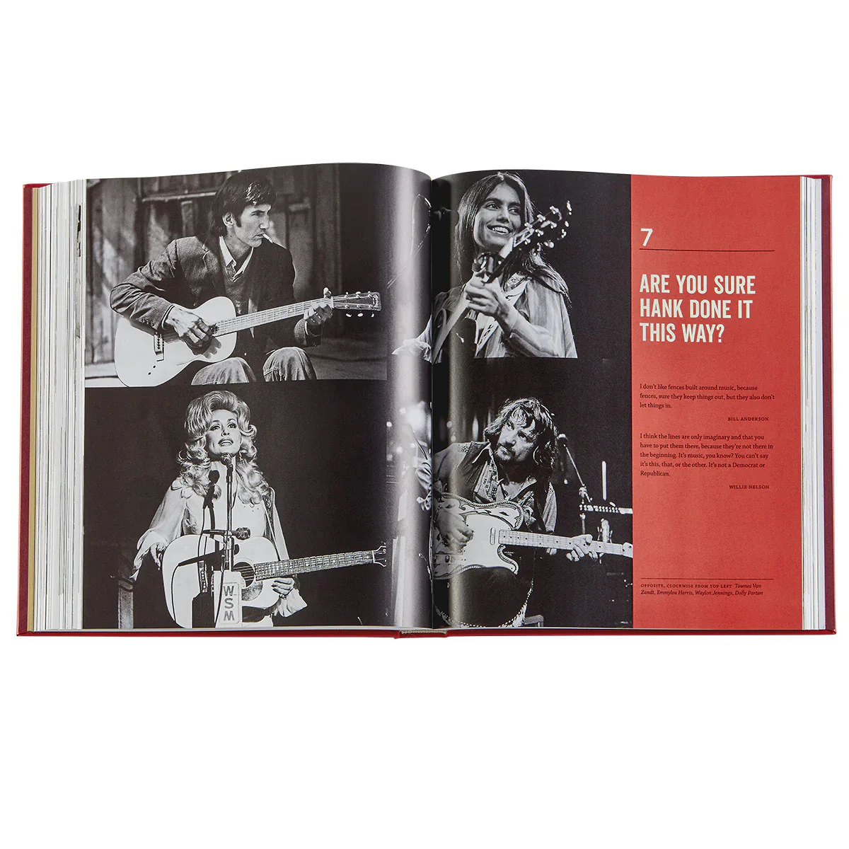 Graphic Image Country Music by Dayton Duncan and Ken Burns - Red Bonded Leather - Image 5