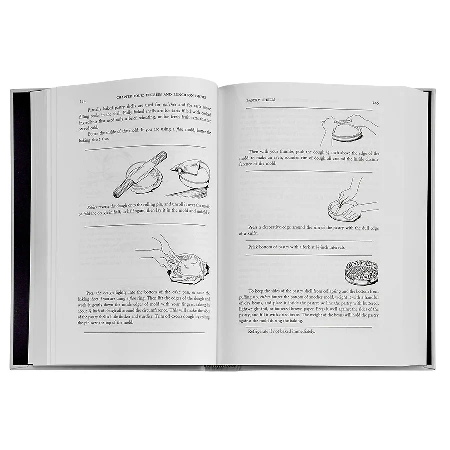 Graphic Image Julia Child Mastering the Art of French Cooking - Navy Bonded Leather - Image 5