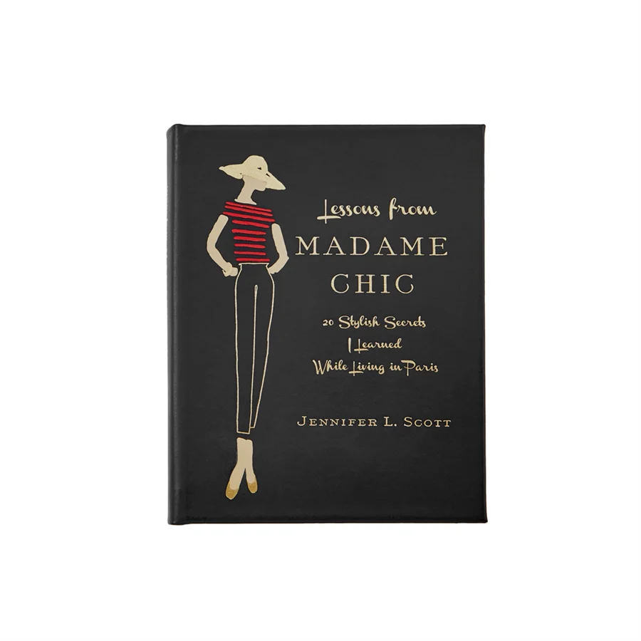Graphic Image Lessons from Madame Chic Black Genuine Leather