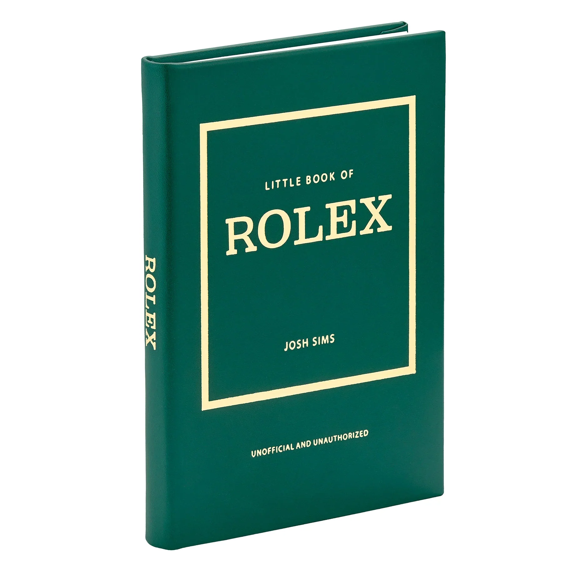 Graphic Image Little Book of Rolex - Emerald Bonded Leather