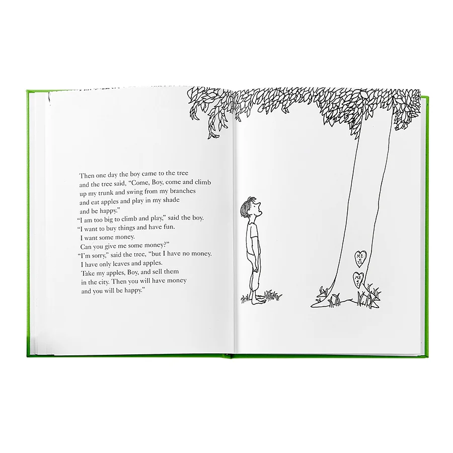 Graphic Image The Giving Tree Lime Bonded Leather - Image 3