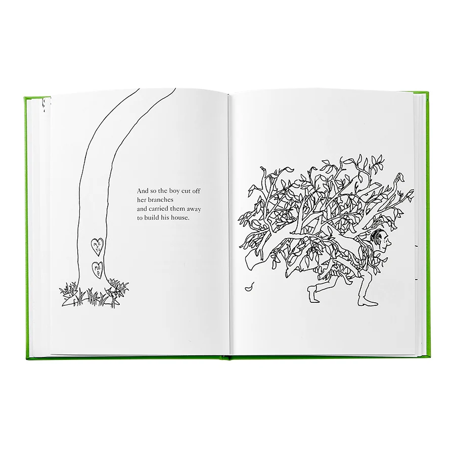 Graphic Image The Giving Tree Lime Bonded Leather - Image 4
