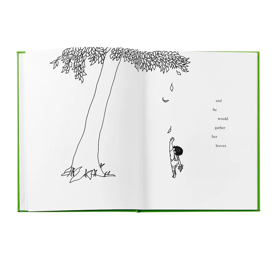 Graphic Image The Giving Tree Lime Bonded Leather - Image 7