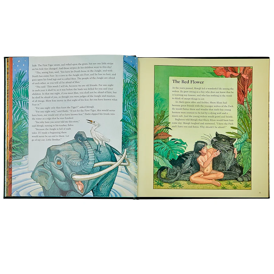 Graphic Image The Jungle Book Green Genuine Leather - Image 4