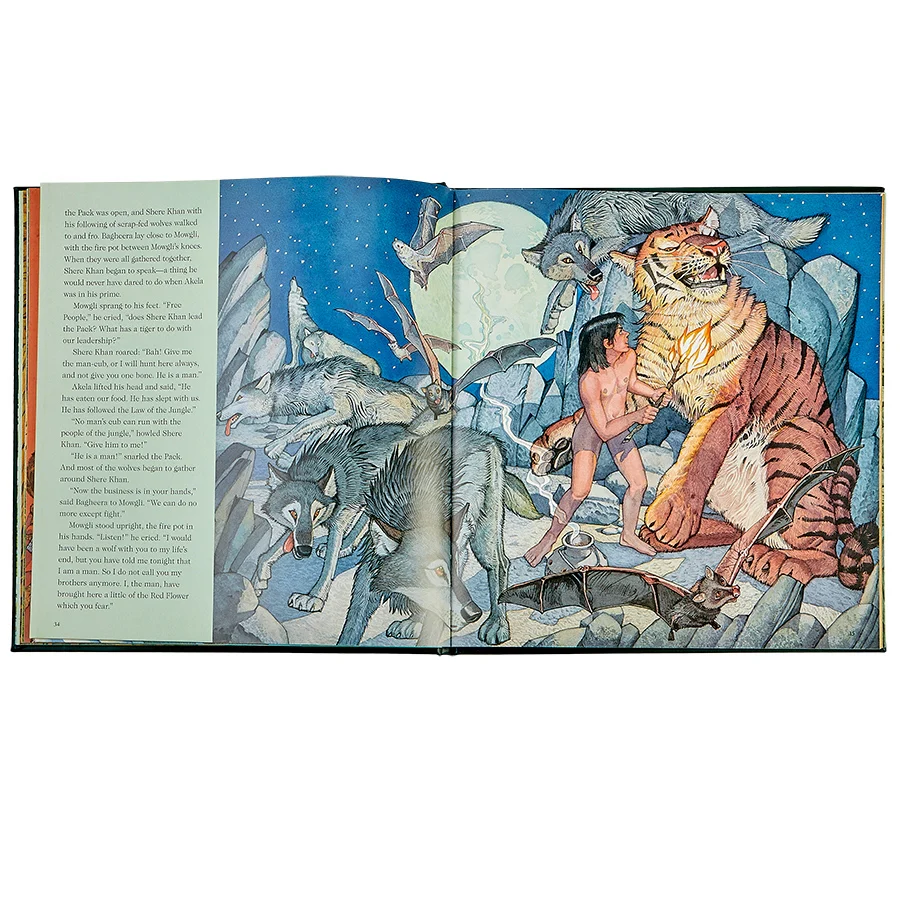 Graphic Image The Jungle Book Green Genuine Leather - Image 5