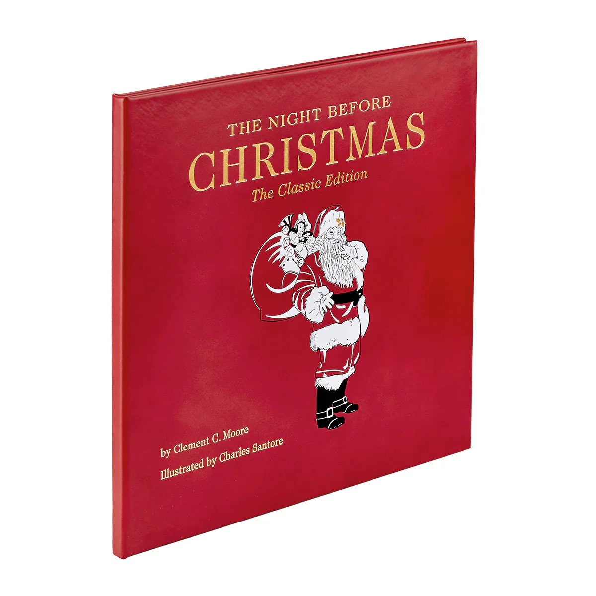 Graphic Image The Night Before Christmas Genuine Leather - Image 2