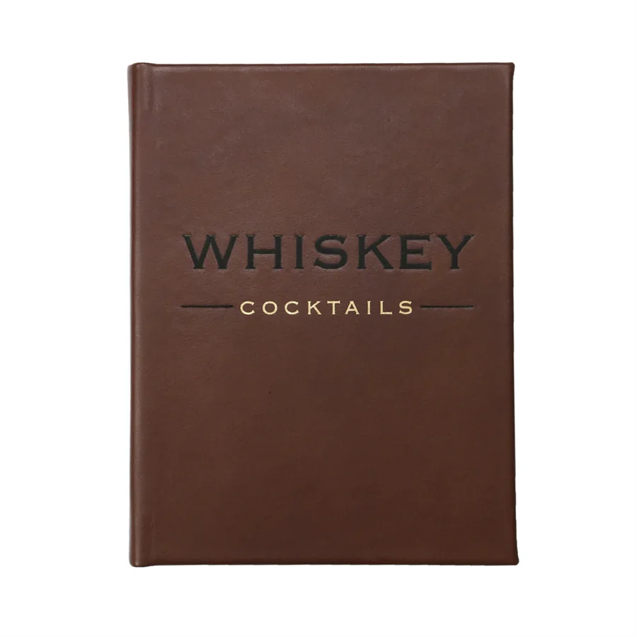 Graphic Image Whiskey Cocktails Genuine Leather