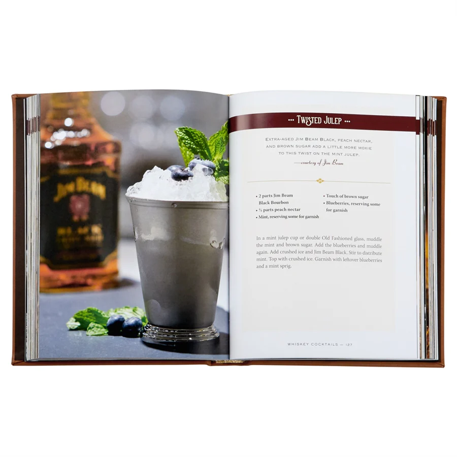Graphic Image Whiskey Cocktails Genuine Leather - Image 5