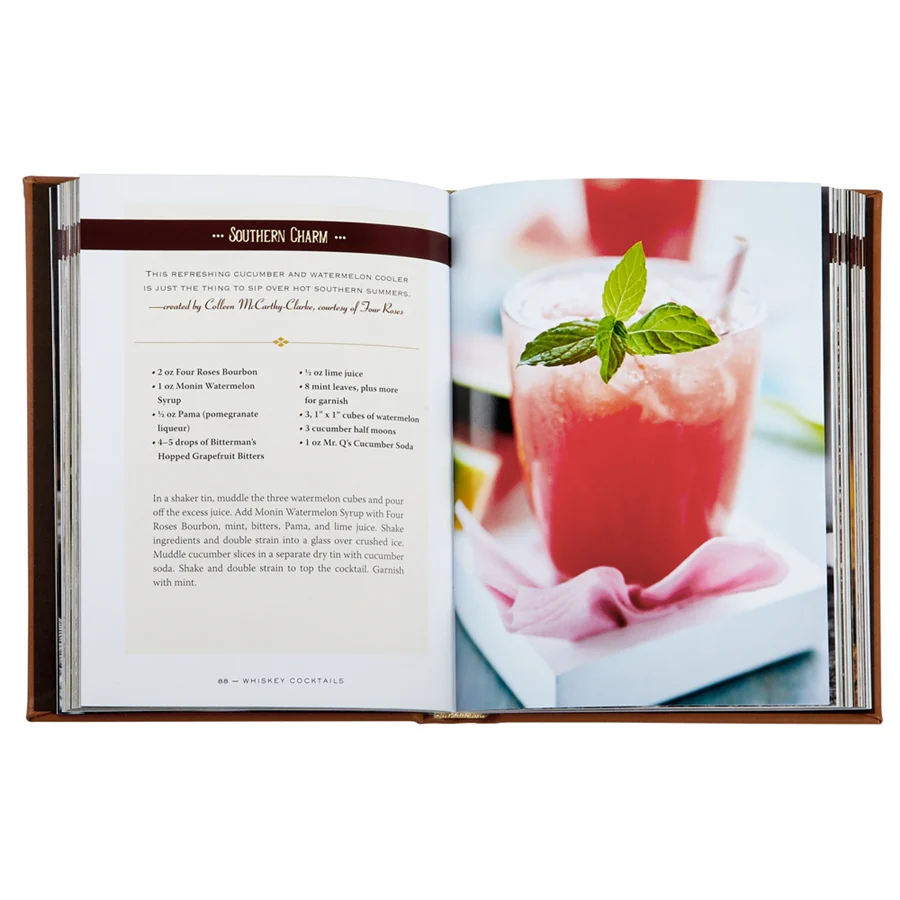 Graphic Image Whiskey Cocktails Genuine Leather - Image 7