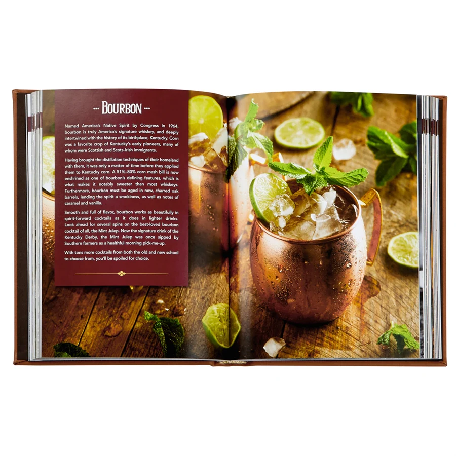 Graphic Image Whiskey Cocktails Genuine Leather - Image 8
