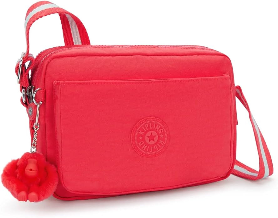 Kipling Abanu Medium Crossbody Bag - Escape Red - Image 4