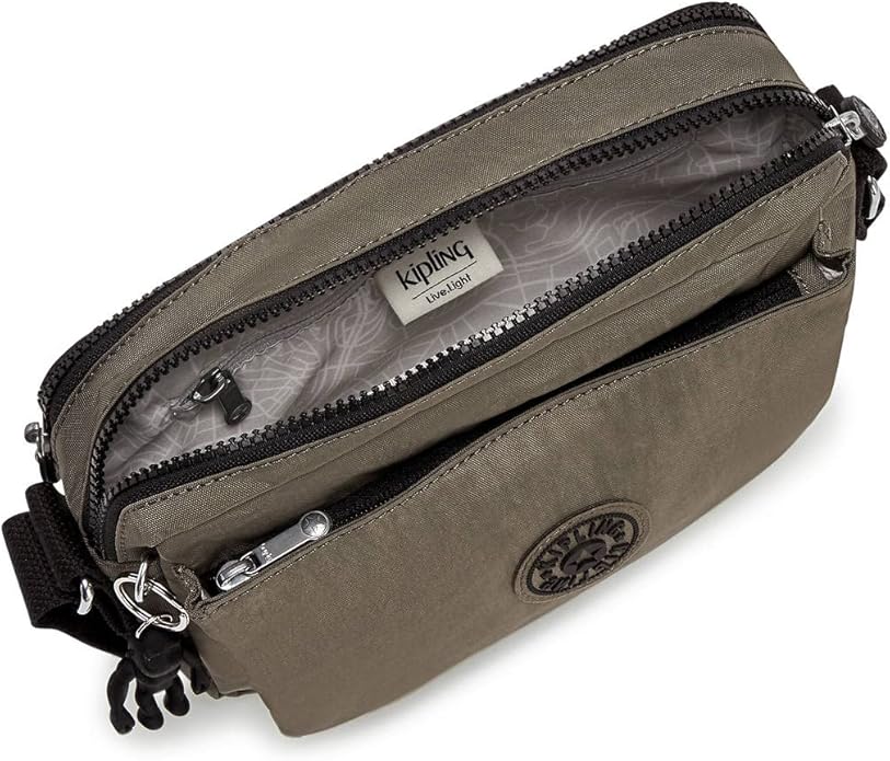 Kipling Abanu Medium Crossbody Bag - Green moss - Image 3
