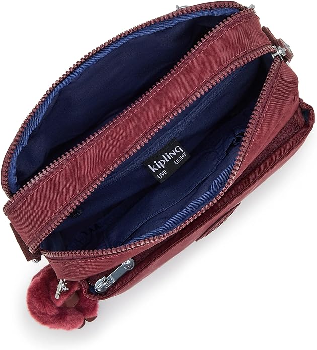 Kipling Abanu Medium Crossbody Bag - Wine - Image 2