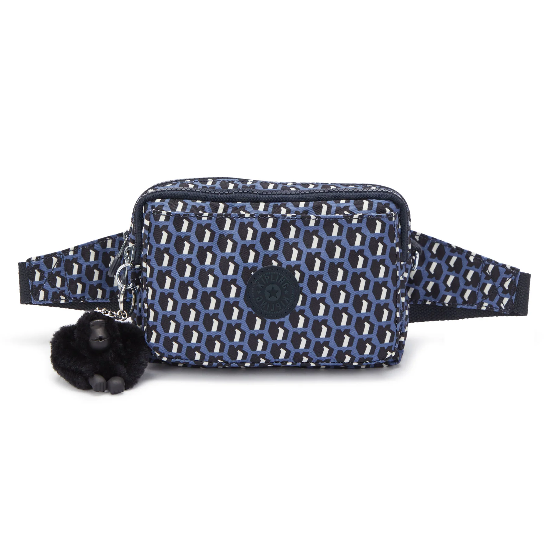 Kipling Abanu Multi Printed Convertible Crossbody Bag - 3D K Blue
