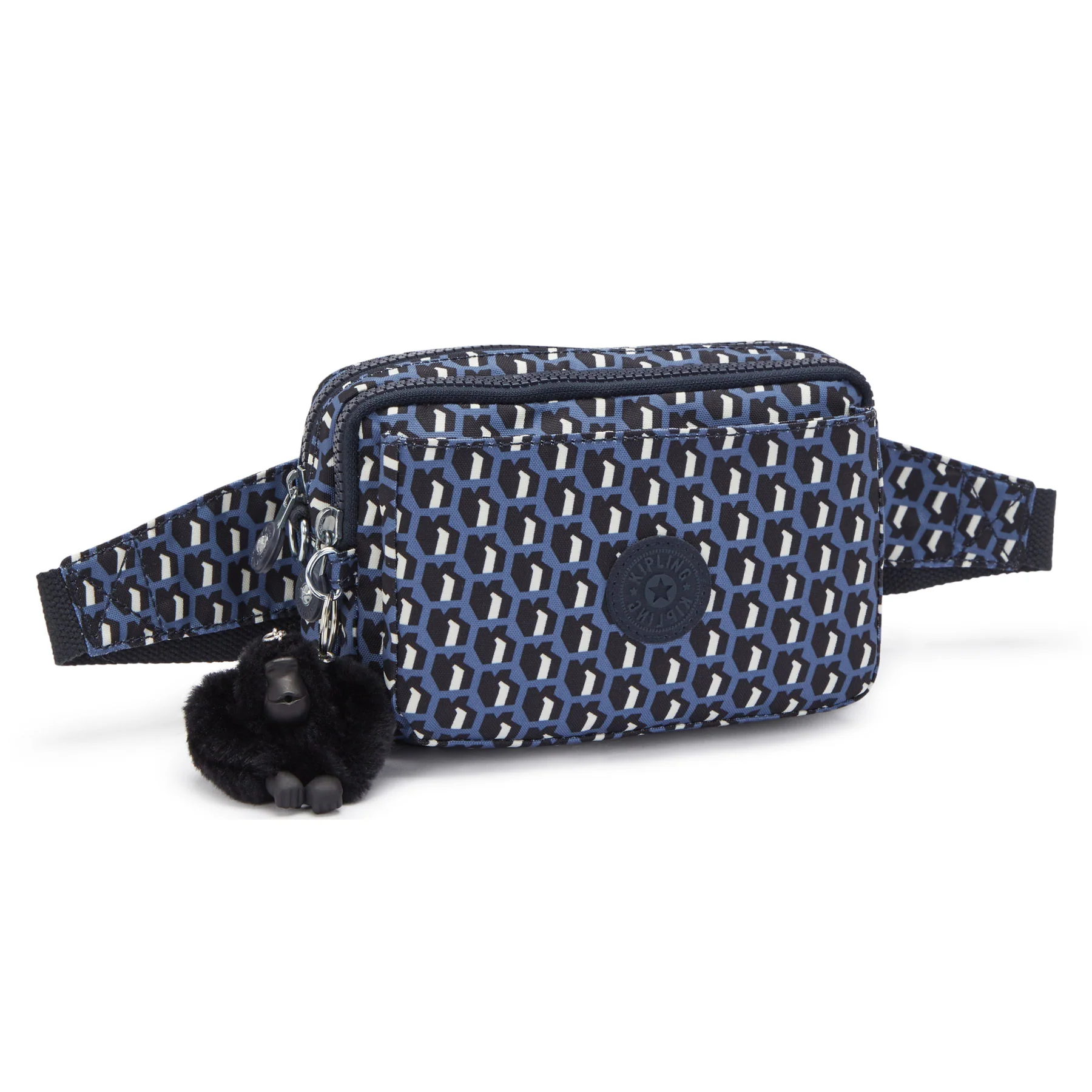 Kipling Abanu Multi Printed Convertible Crossbody Bag - 3D K Blue - Image 4