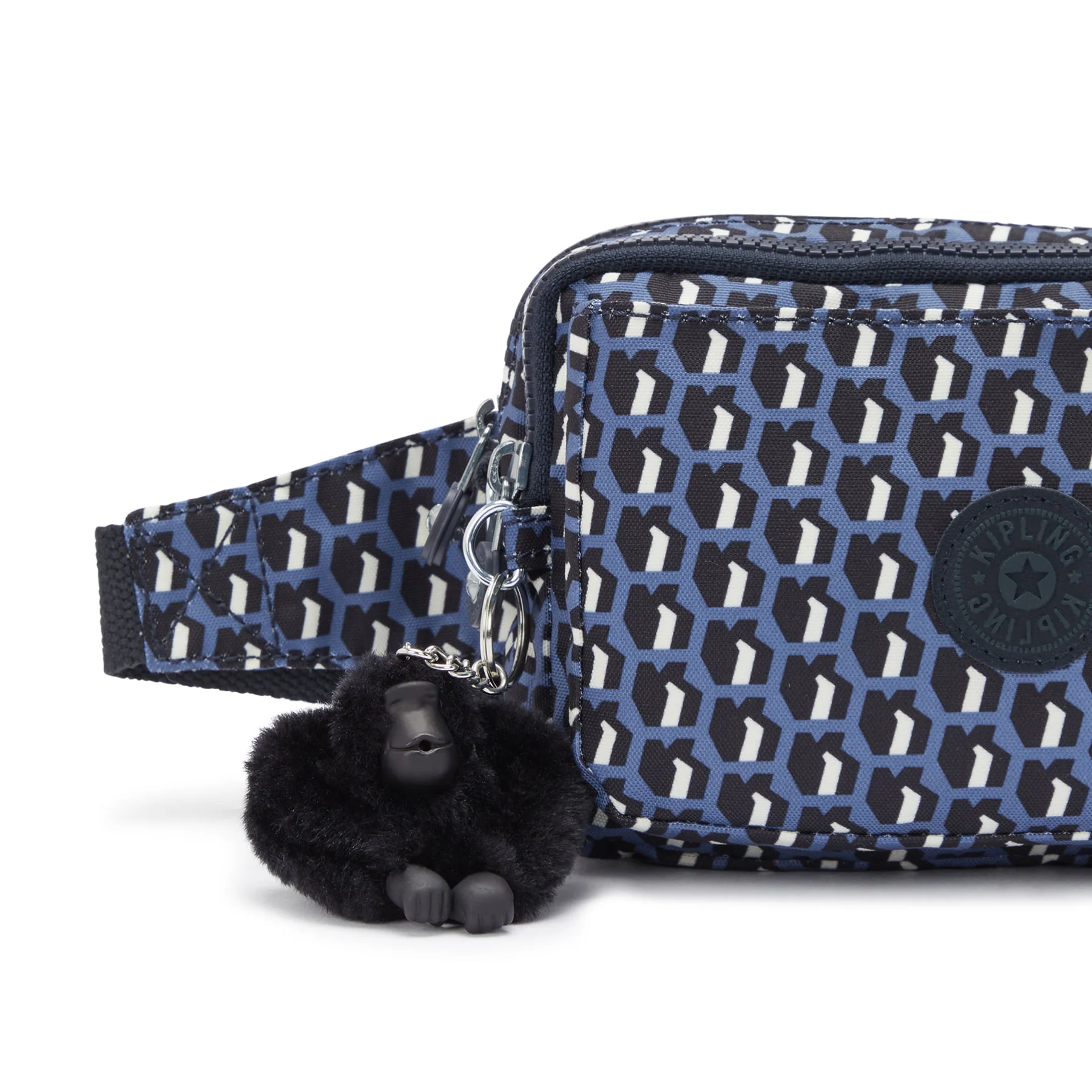 Kipling Abanu Multi Printed Convertible Crossbody Bag - 3D K Blue - Image 5