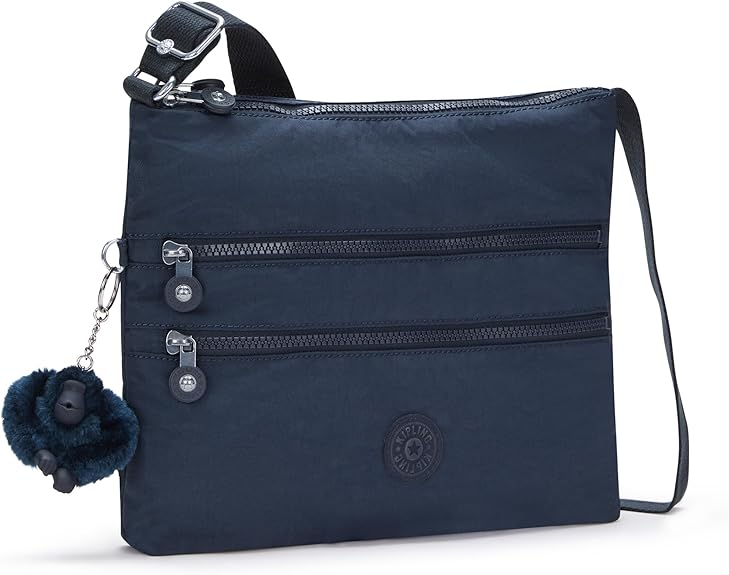 Kipling Alvar Crossbody Bag - Blue Bleu 2 - Image 4