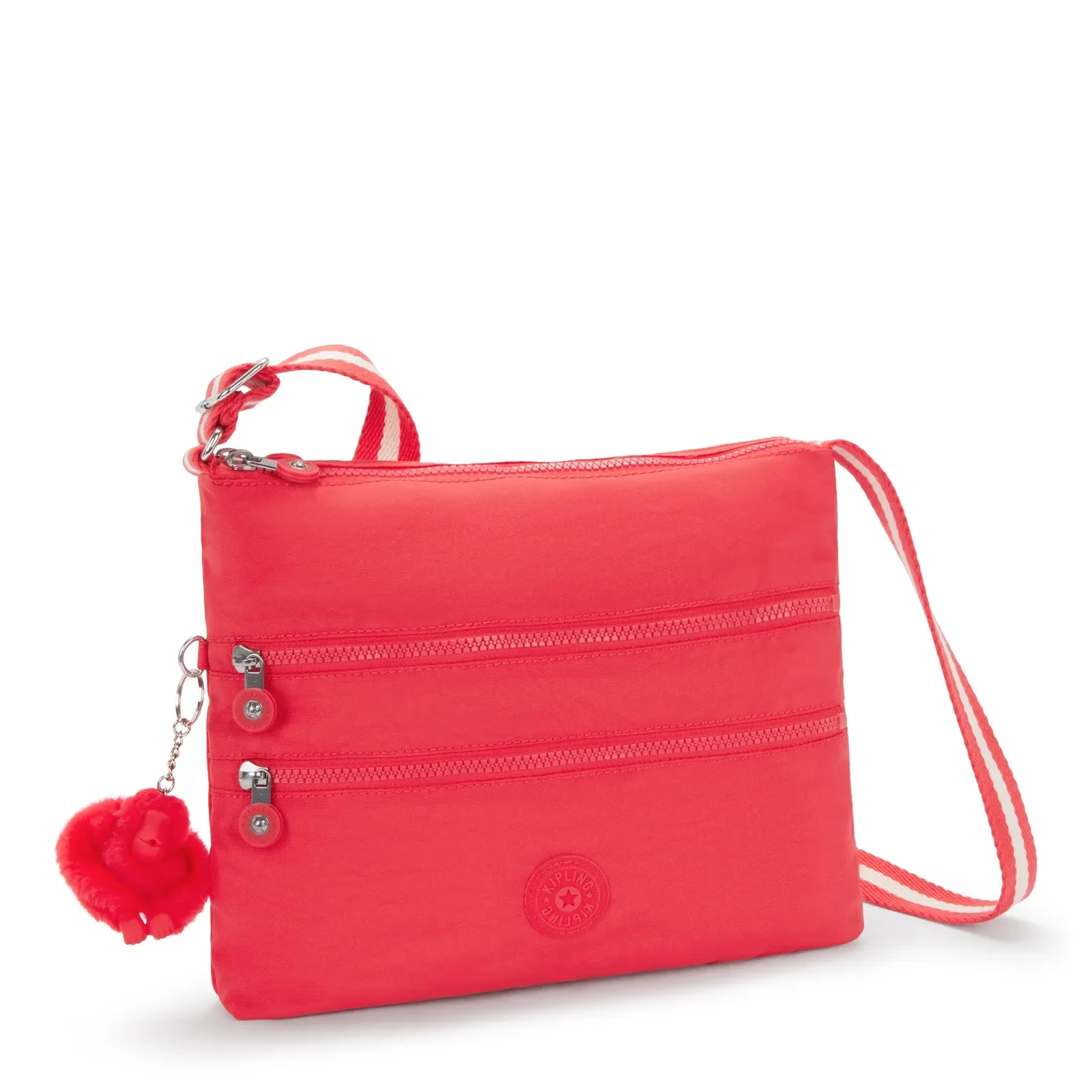 Kipling Alvar Crossbody Bag - Escape Red - Image 4