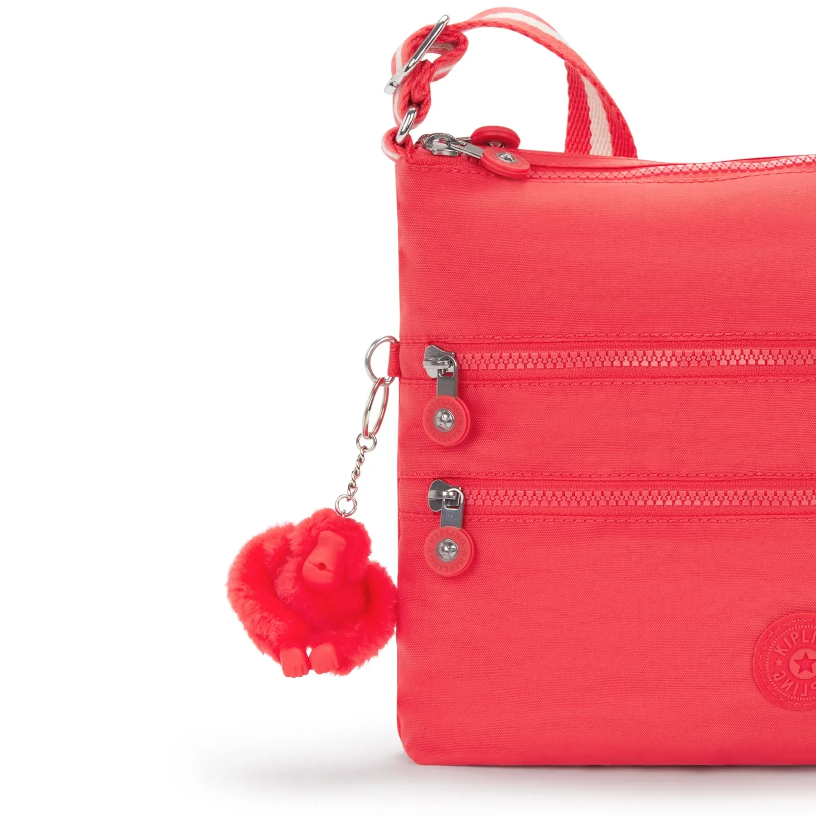 Kipling Alvar Crossbody Bag - Escape Red - Image 5