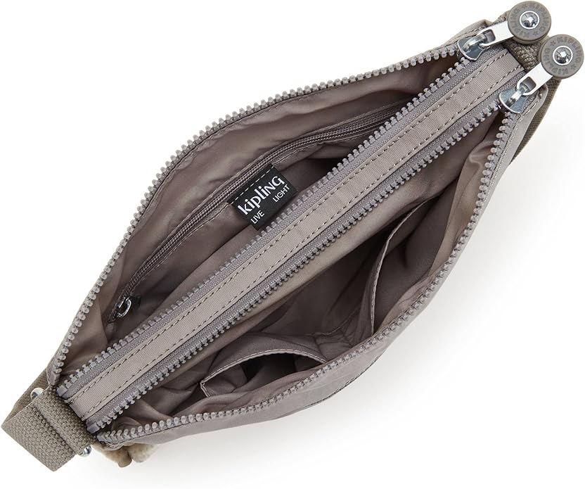 Kipling Alvar Crossbody Bag - Grey Gris - Image 3