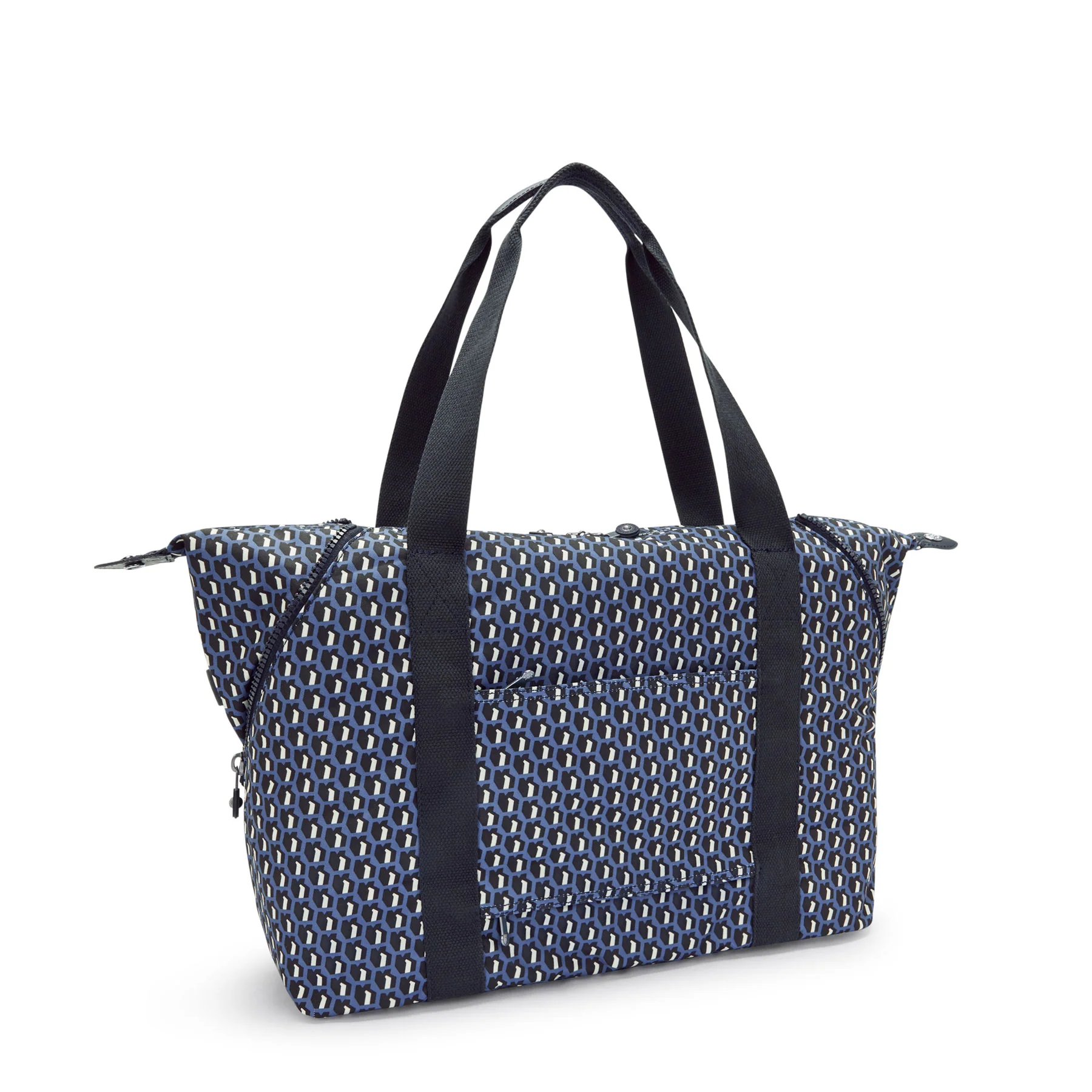 Kipling Art M Printed Tote Bag - 3D K Blue - Image 2