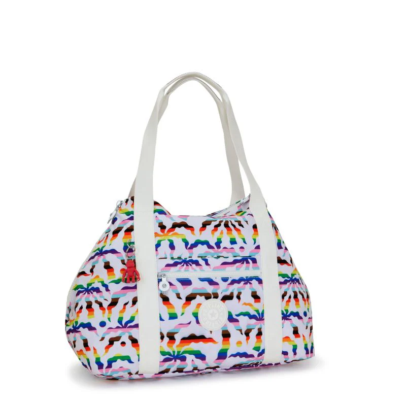 Kipling Art M Printed Tote Bag - Rainbow Palm - Image 5