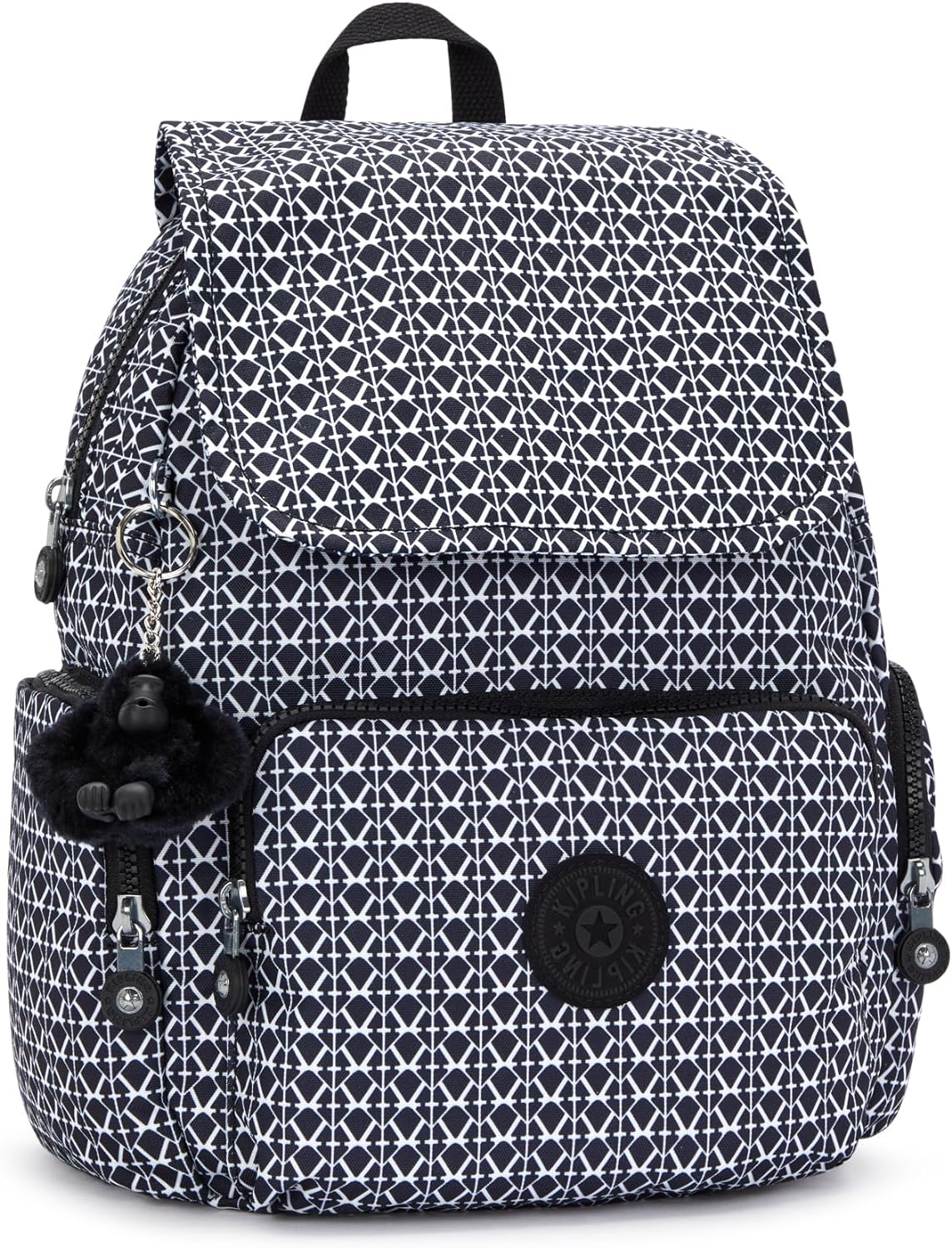 Kipling City Zip Small  Backpack Signature Print - Image 4