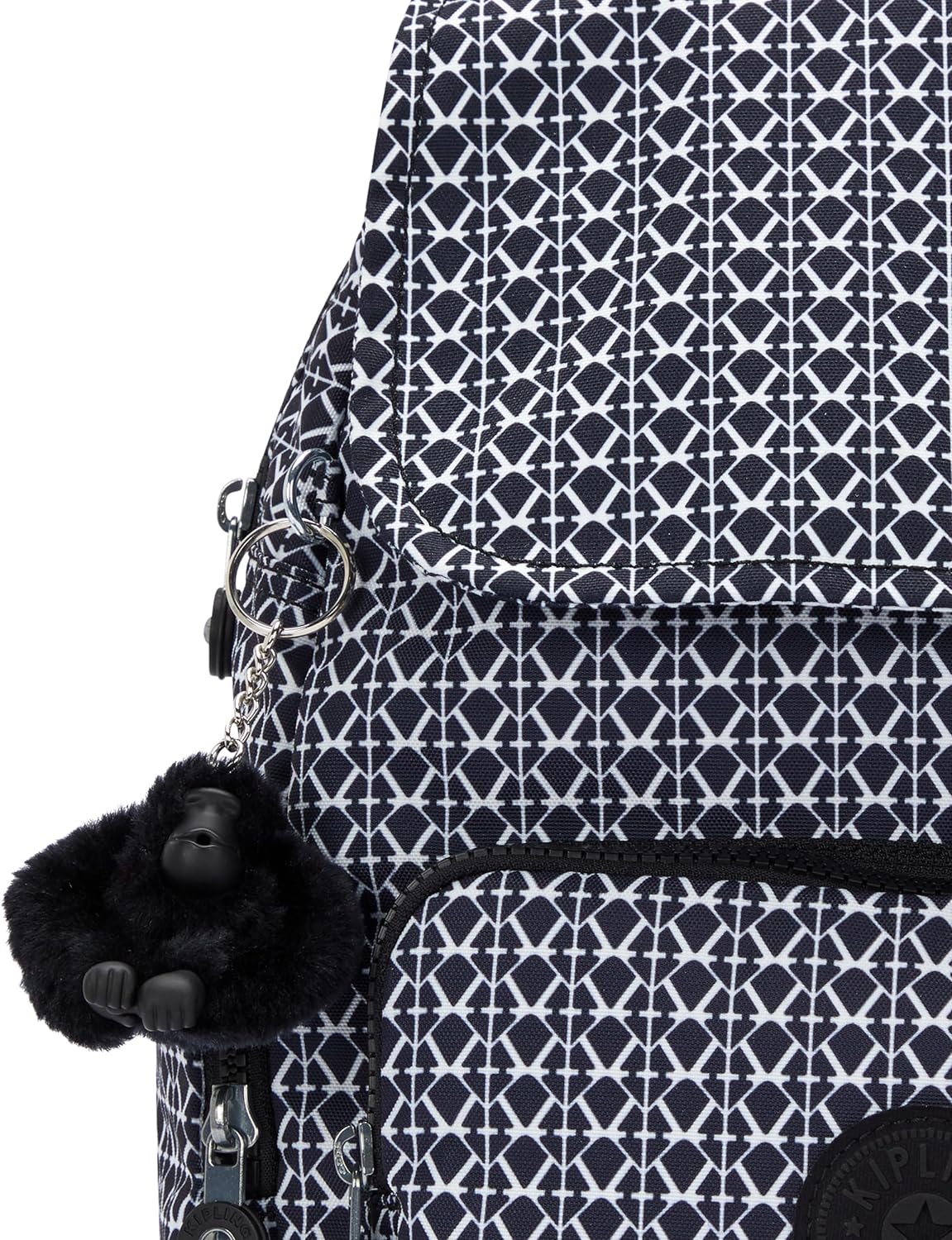 Kipling City Zip Small  Backpack Signature Print - Image 5