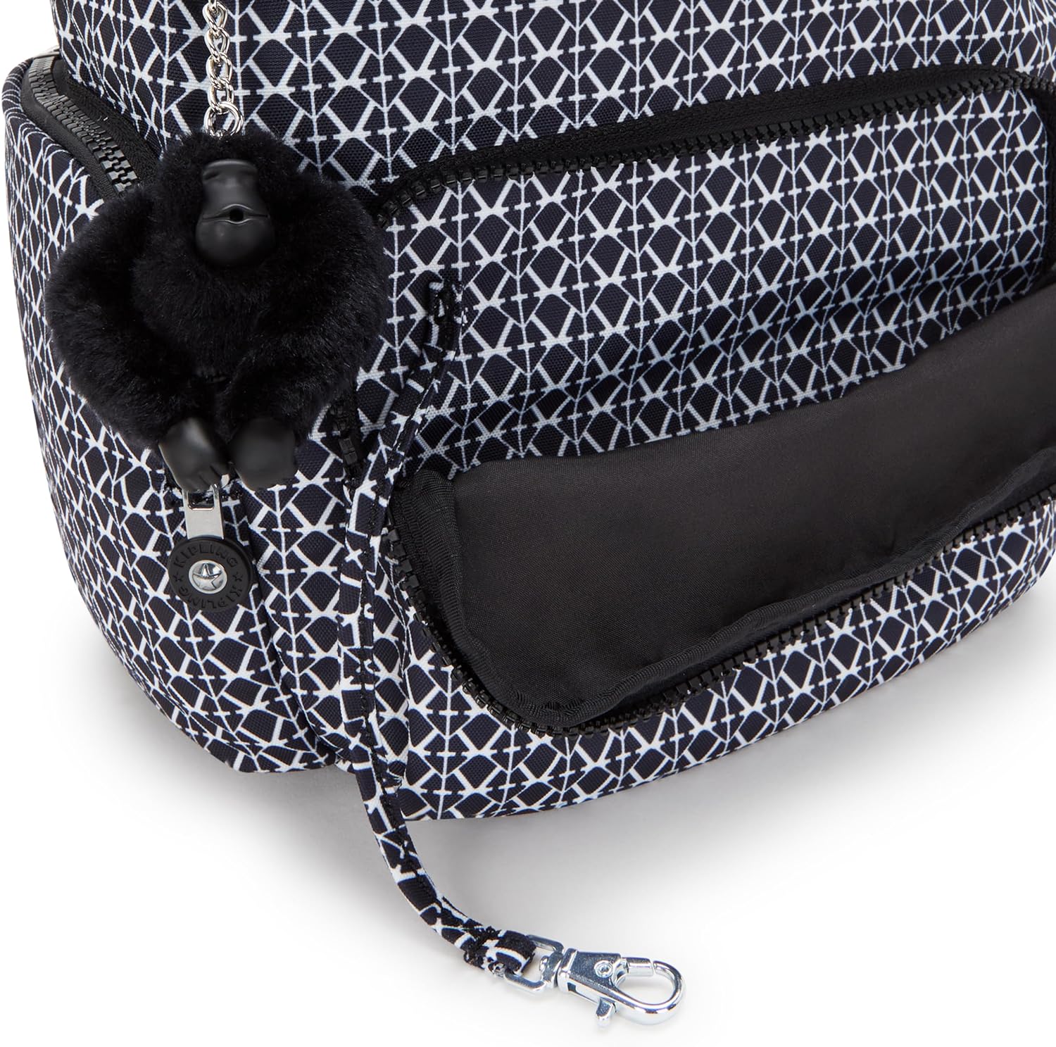 Kipling City Zip Small  Backpack Signature Print - Image 7