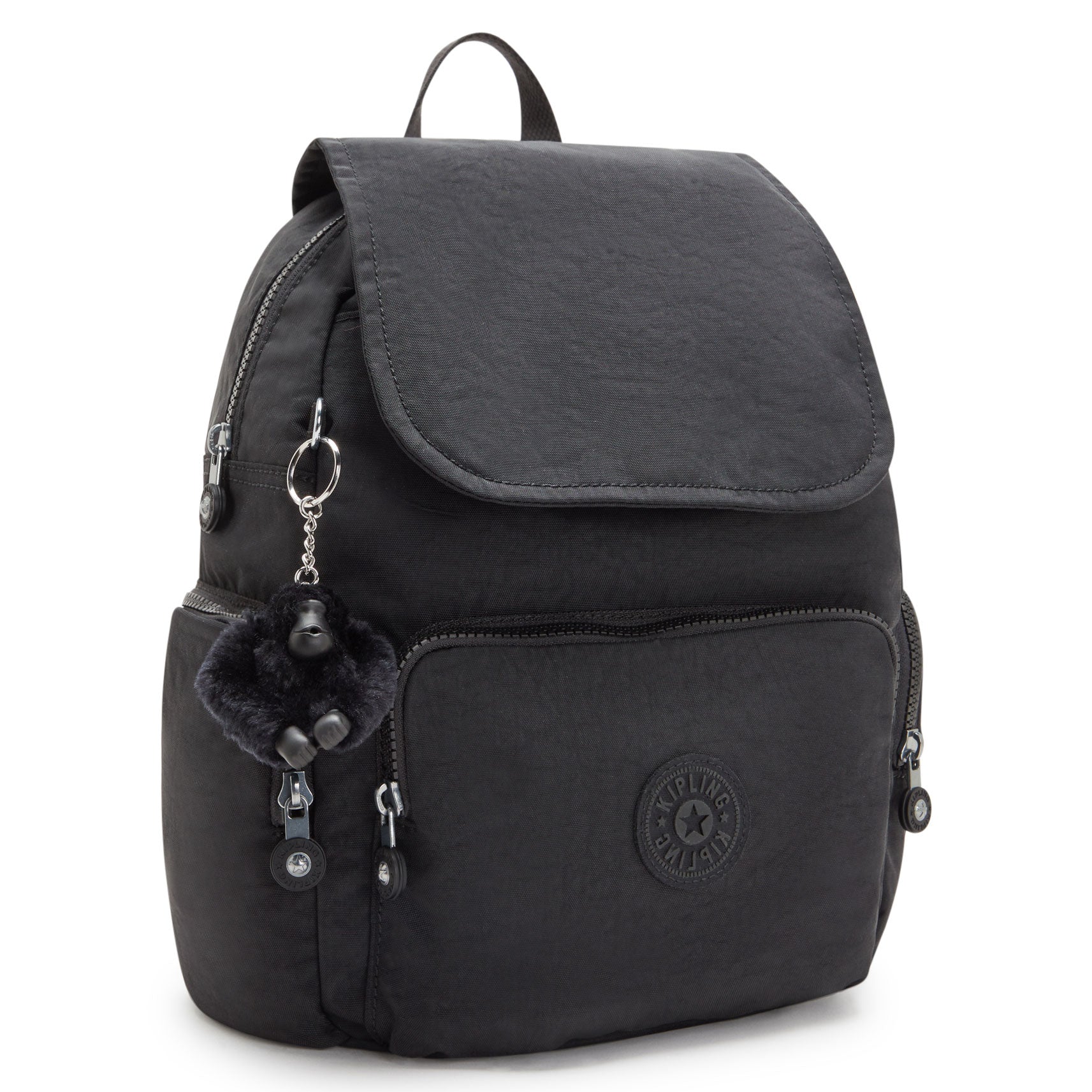 Kipling City Zip Small  Backpack Black Noir