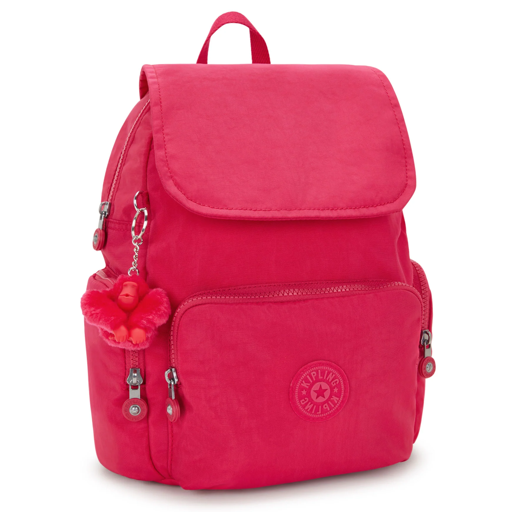 Kipling City Zip Small  Backpack Confetti Pink - Image 4