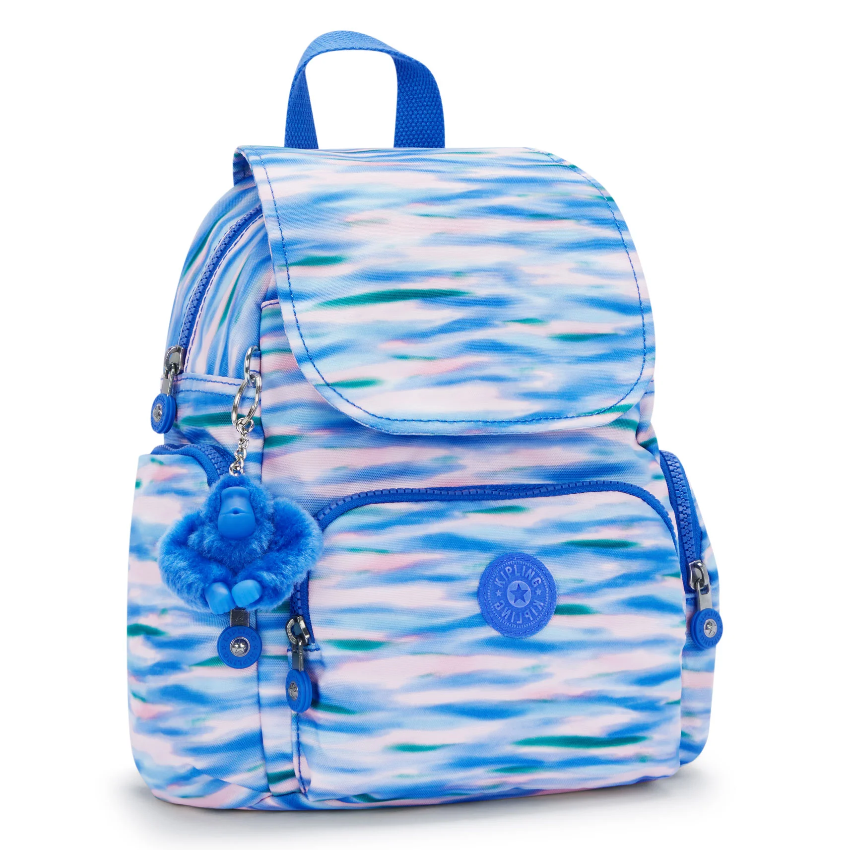 Kipling City Zip Small  Backpack Diluted Blue - Image 4