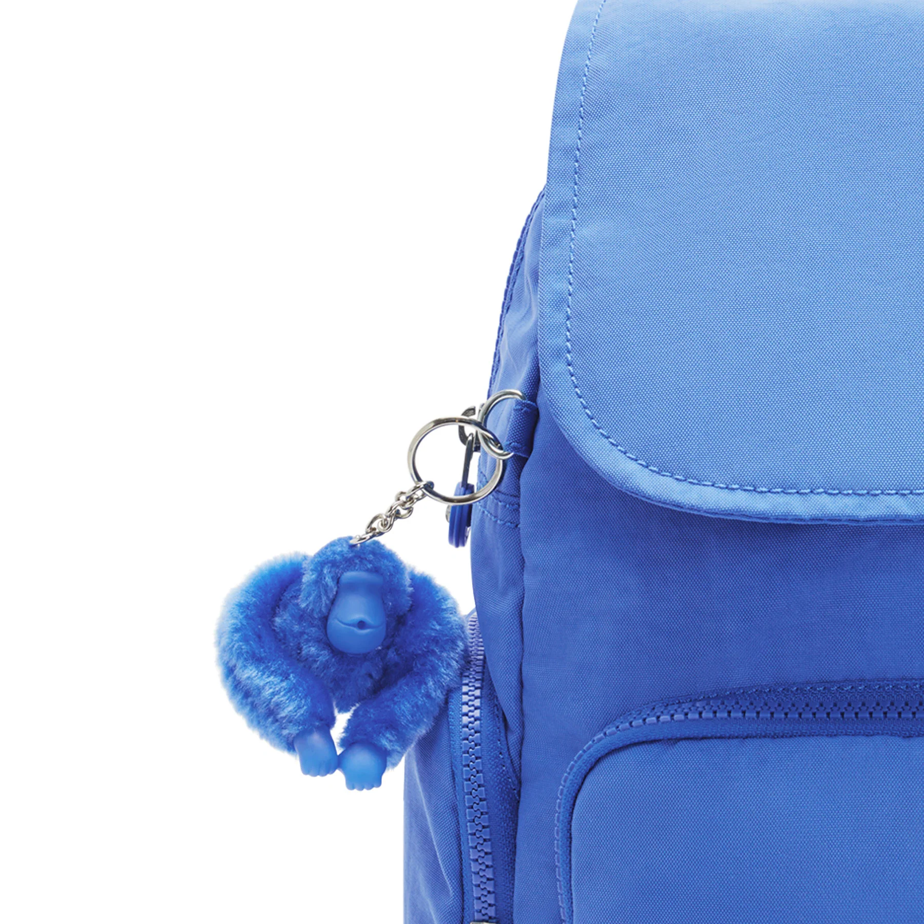 Kipling City Zip Small  Backpack Havana Blue - Image 4