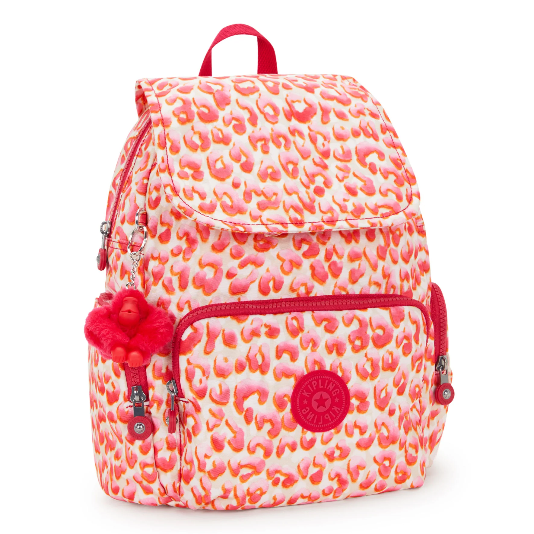 Kipling City Zip Small  Backpack Latin Cheetah - Image 4