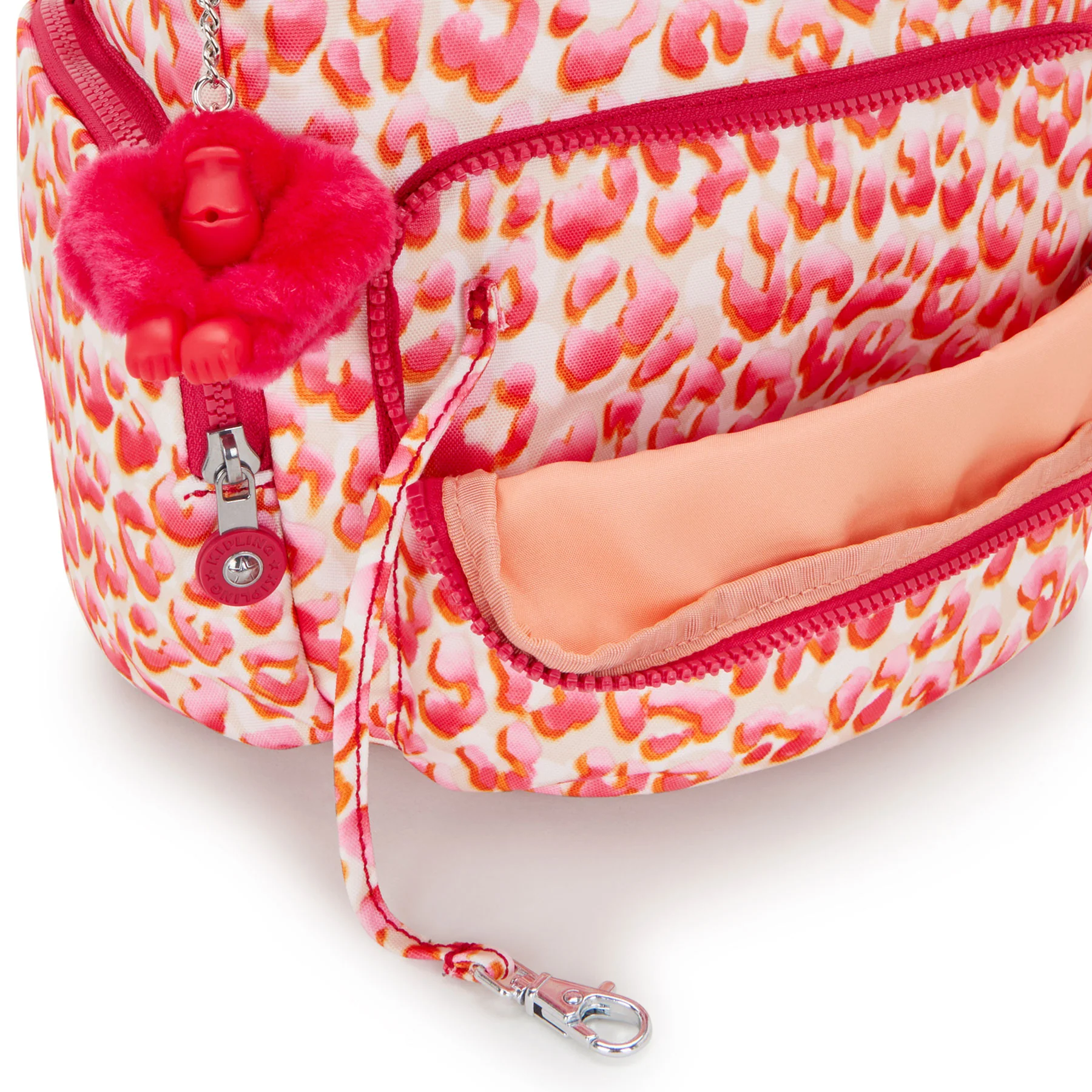 Kipling City Zip Small  Backpack Latin Cheetah - Image 7