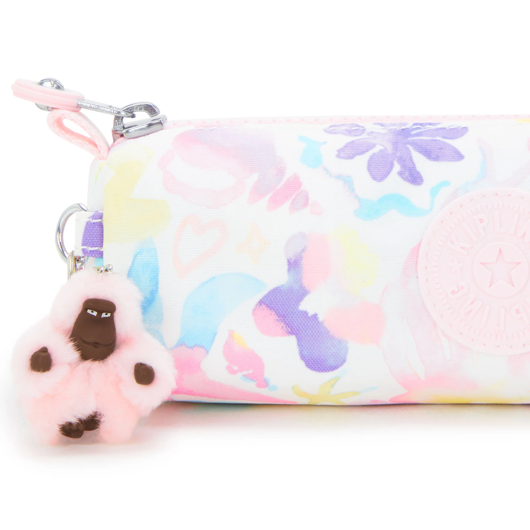 Kipling Freedom Pen Case Cosmetic Bag Aqua Sea Print - Image 5